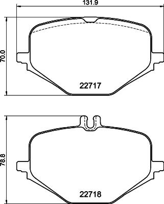 Mintex MDB3462 - Kit de plaquettes de frein, frein à disque cwaw.fr