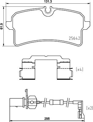 Mintex MDB3811 - Kit de plaquettes de frein, frein à disque cwaw.fr