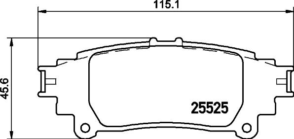 Mintex MDB3280 - Kit de plaquettes de frein, frein à disque cwaw.fr