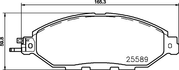 Mintex MDB3708 - Kit de plaquettes de frein, frein à disque cwaw.fr