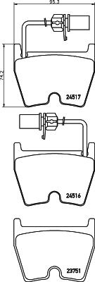 Mintex MDB2970 - Kit de plaquettes de frein, frein à disque cwaw.fr