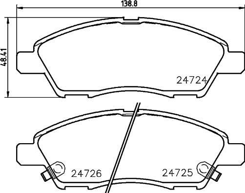 Mintex MDB2977 - Kit de plaquettes de frein, frein à disque cwaw.fr