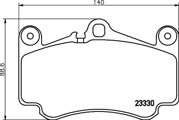 Mintex MDB2416 - Kit de plaquettes de frein, frein à disque cwaw.fr