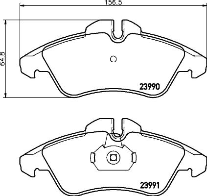 Mintex MDB2688 - Kit de plaquettes de frein, frein à disque cwaw.fr