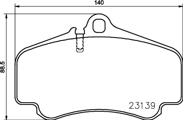 Mintex MDB2039 - Kit de plaquettes de frein, frein à disque cwaw.fr