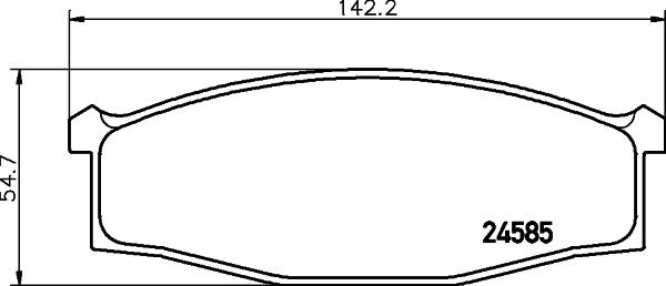 Mintex MDB2025 - Kit de plaquettes de frein, frein à disque cwaw.fr