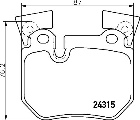 Mintex MDB2828 - Kit de plaquettes de frein, frein à disque cwaw.fr