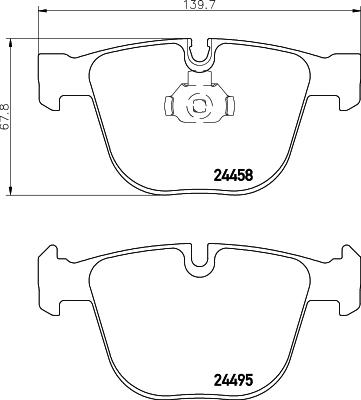 Mintex MDB2879 - Kit de plaquettes de frein, frein à disque cwaw.fr