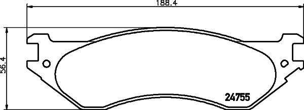 Mintex MDB2245 - Kit de plaquettes de frein, frein à disque cwaw.fr