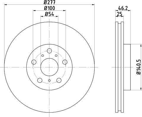 Mintex MDC901 - Disque de frein cwaw.fr