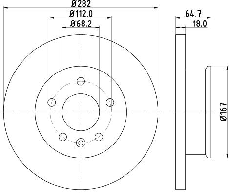 Mintex MDC917 - Disque de frein cwaw.fr