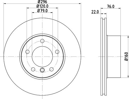 Mintex MDC989 - Disque de frein cwaw.fr