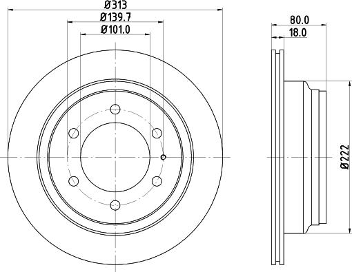 Mintex MDC986 - Disque de frein cwaw.fr