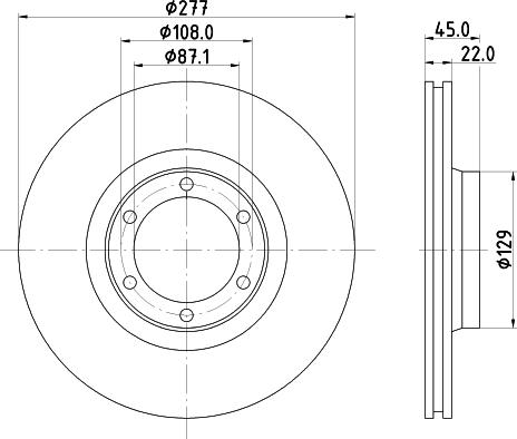 Mintex MDC929 - Disque de frein cwaw.fr