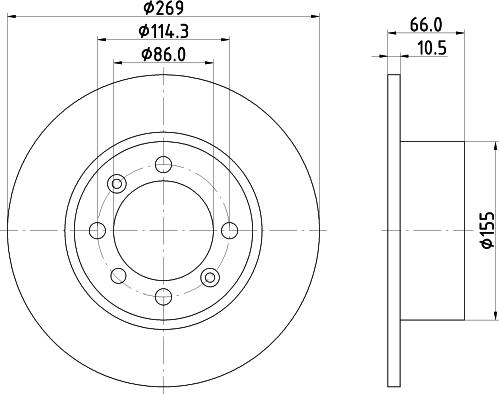 Mintex MDC97 - Disque de frein cwaw.fr