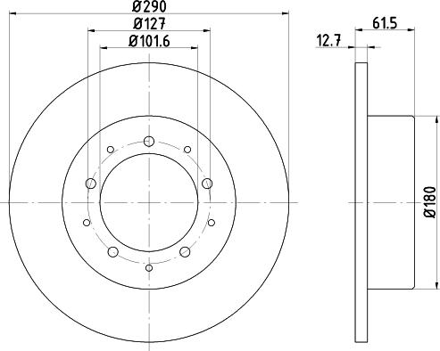 Mintex MDK0180 - Kit de freins, frein à disques cwaw.fr