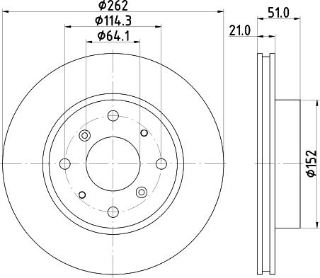 Mintex MDC429 - Disque de frein cwaw.fr