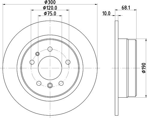 Mintex MDC475 - Disque de frein cwaw.fr