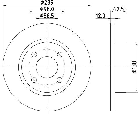 Mintex MDC595 - Disque de frein cwaw.fr