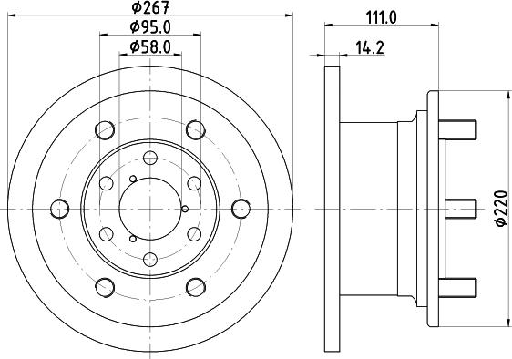 Mintex MDC518 - Disque de frein cwaw.fr