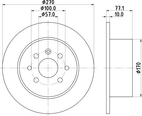 Mintex MDC694 - Disque de frein cwaw.fr