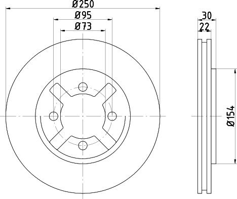 Mintex MDC690 - Disque de frein cwaw.fr