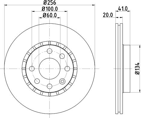 Mintex MDC693 - Disque de frein cwaw.fr