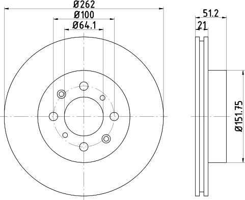 Mintex MDC643 - Disque de frein cwaw.fr