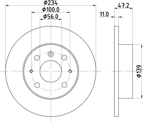 Mintex MDC634 - Disque de frein cwaw.fr