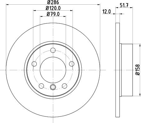 Mintex MDC622 - Disque de frein cwaw.fr