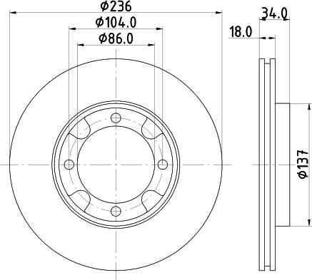 Remsa 6392.10 - Disque de frein cwaw.fr