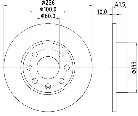 Mintex MDC199 - Disque de frein cwaw.fr