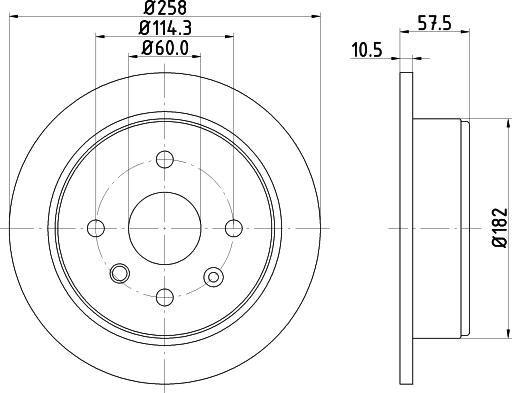 Mintex MDC1900 - Disque de frein cwaw.fr