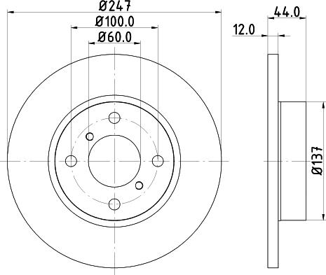 Mintex MDC1490 - Disque de frein cwaw.fr