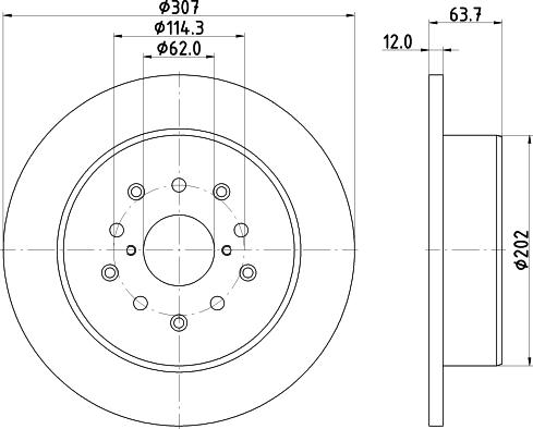 Mintex MDC1461 - Disque de frein cwaw.fr