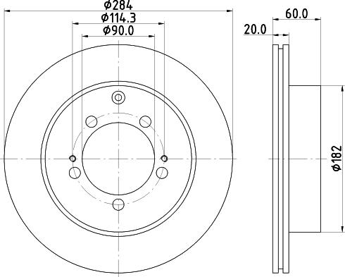 Mintex MDC1416 - Disque de frein cwaw.fr