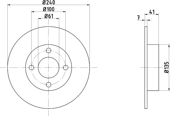 Mintex MDC1410 - Disque de frein cwaw.fr