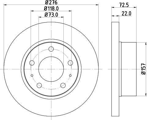 Mintex MDC1438 - Disque de frein cwaw.fr