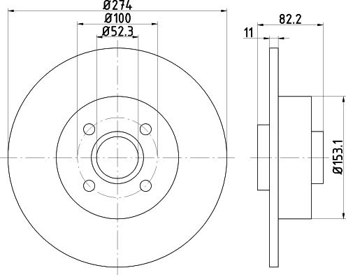 Mintex MDC1566 - Disque de frein cwaw.fr