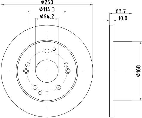 Mintex MDC1517 - Disque de frein cwaw.fr