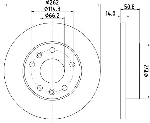 Mintex MDC1531 - Disque de frein cwaw.fr