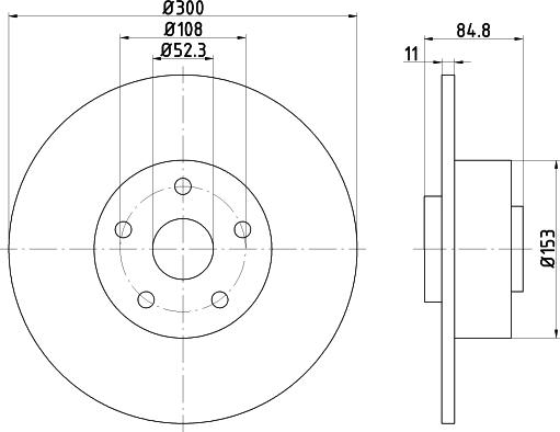 Mintex MDC1537 - Disque de frein cwaw.fr