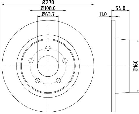 Mintex MDC1663 - Disque de frein cwaw.fr