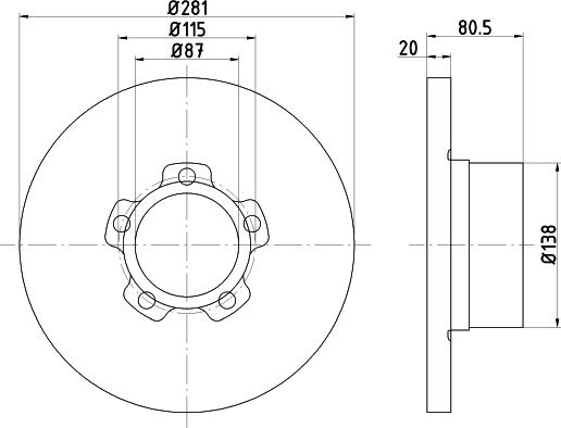 Mintex MDC166 - Disque de frein cwaw.fr