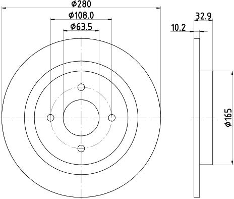 Mintex MDC1600 - Disque de frein cwaw.fr