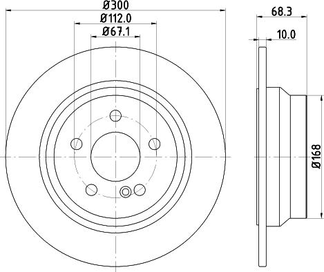 Mintex MDC1633 - Disque de frein cwaw.fr