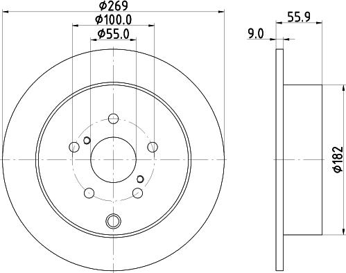 Mintex MDC1629 - Disque de frein cwaw.fr