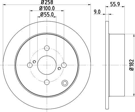 Mintex MDC1678 - Disque de frein cwaw.fr