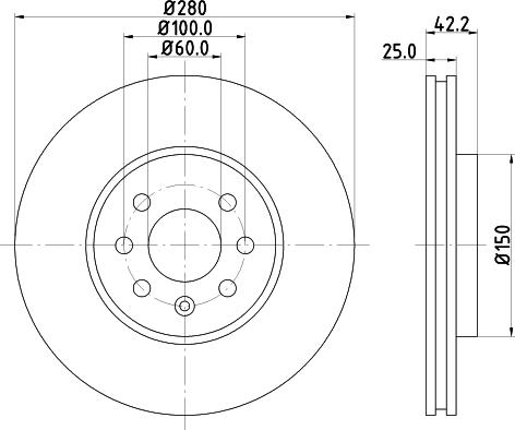 Mintex MDC1673 - Disque de frein cwaw.fr