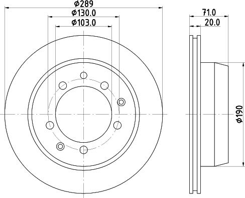 Mintex MDC1090 - Disque de frein cwaw.fr